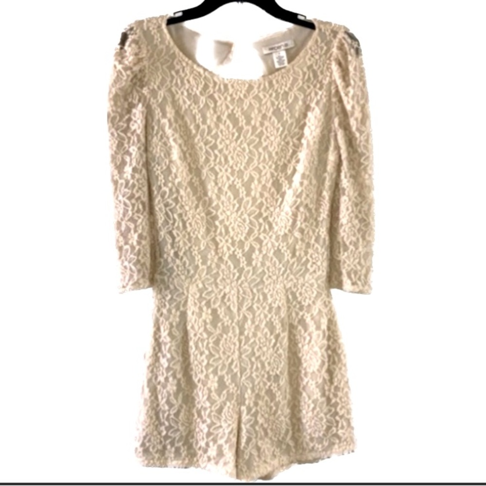 ARDEN B Lace Romper